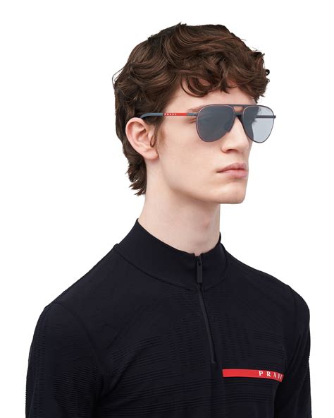 prada linea rossa eyewear collection.